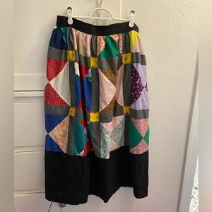 Carleen patchwork skirt. Worn 1X.